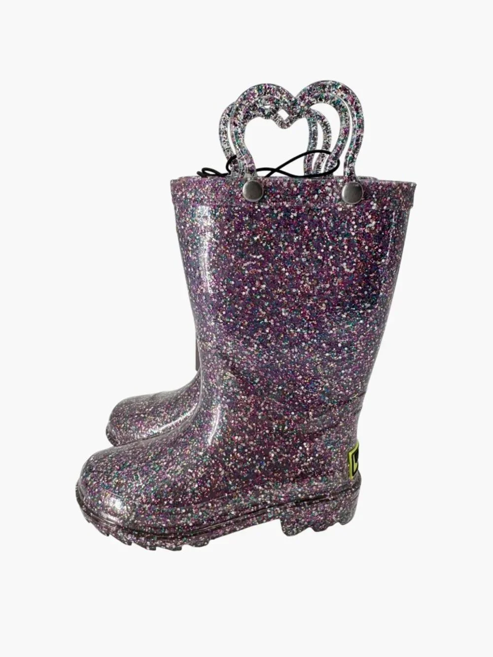 NEW Western Chief Toddler Abby Glitter Rain Boots - Purple